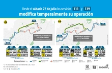 Servicios zonales 111 y 139 modifican su operación en San Cristóbal