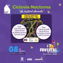 Ciclovía nocturna 2