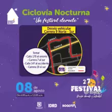 Ciclovía nocturna 5