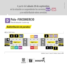 Cambios importantes en la estación Polo - FINCOMERCIO