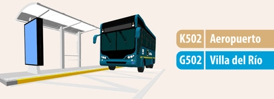 Servicios K502 - G502 cambia su recorrido en Corabastos