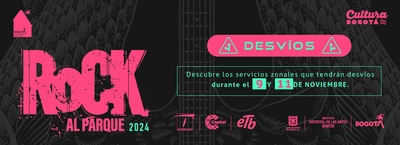 Desvíos en rutas de TransMiZonal por Festival Rock al Parque 2024 y carrera atlética