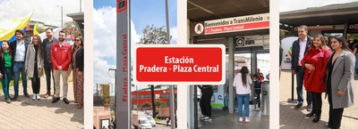 Estación de TransMilenio Pradera renueva su nombre y la actividad incluirá obsequios para los usuarios