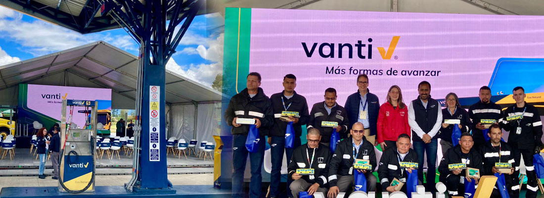 Consorcio Express y Vanti inauguran mega Estación de Gas Natural Vehicular