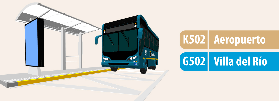 Servicios K502 - G502 cambia su recorrido en Corabastos