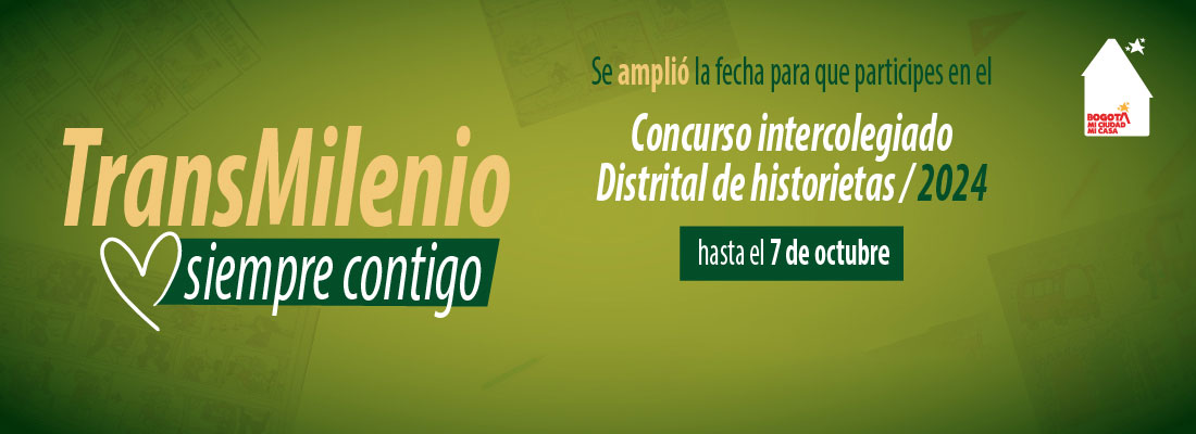 Concurso de historietas “TransMilenio siempre contigo” versión 2024